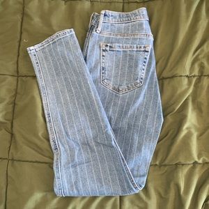 Vintage Striped Mom Jean